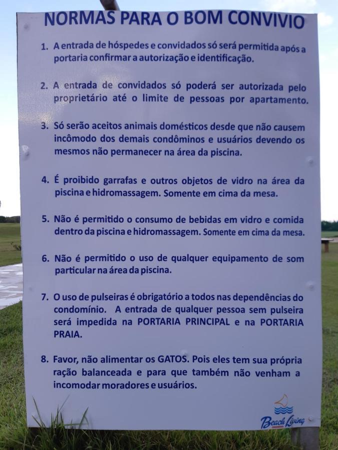 Beach Living - Porto Das Dunas - Ap Terreo 300M Beach Park Pe Na Areia أكويراز المظهر الخارجي الصورة