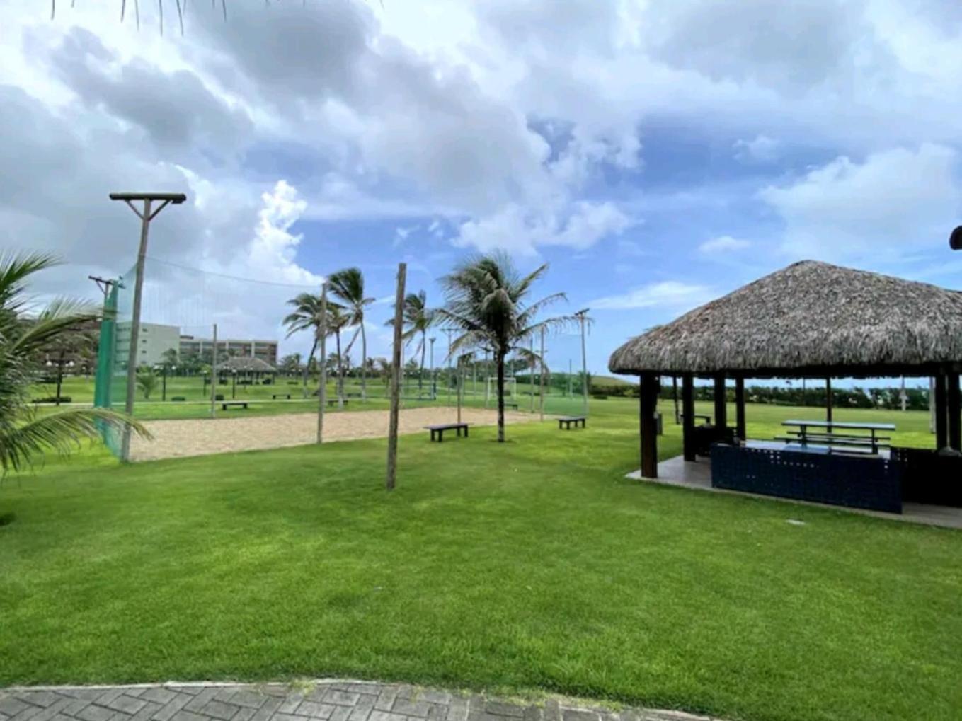Beach Living - Porto Das Dunas - Ap Terreo 300M Beach Park Pe Na Areia أكويراز المظهر الخارجي الصورة