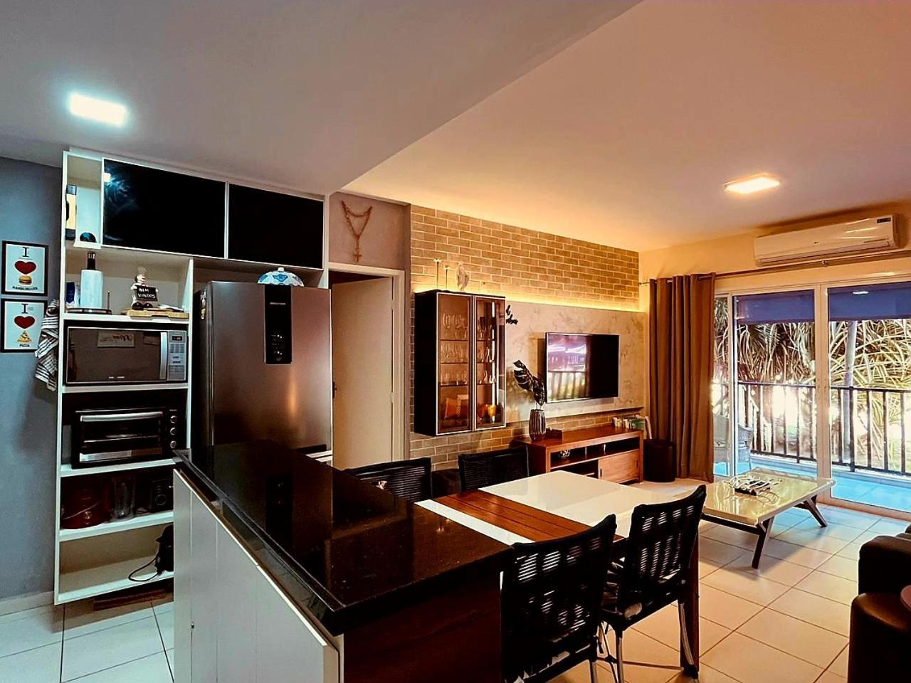 Beach Living - Porto Das Dunas - Ap Terreo 300M Beach Park Pe Na Areia أكويراز المظهر الخارجي الصورة